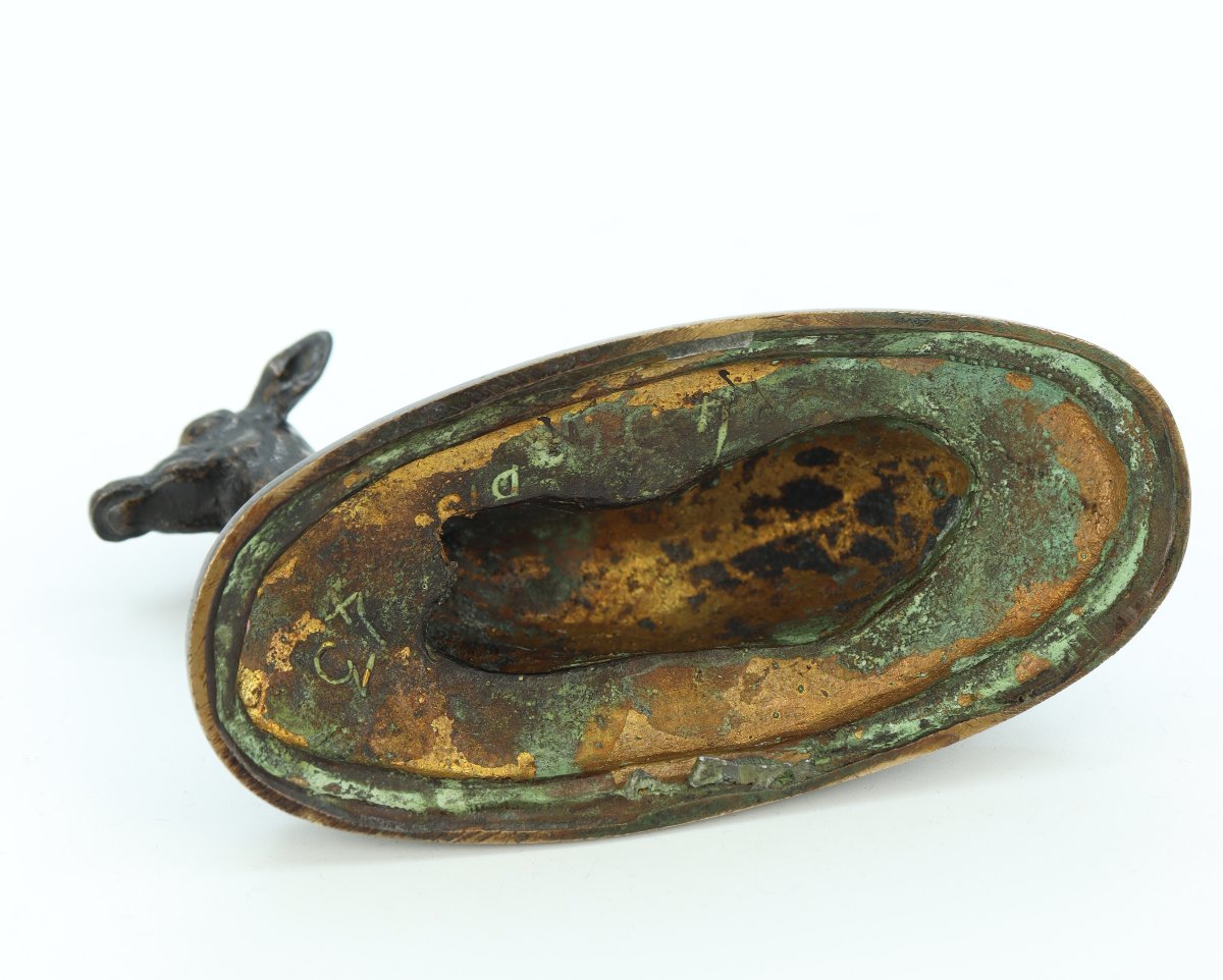 Reclining Doe By Antoine-louis Barye-photo-2