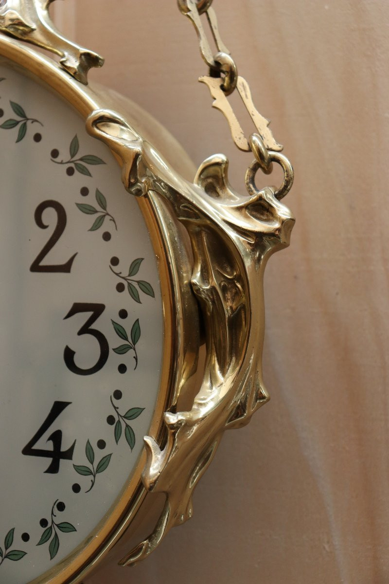 Horloge boulengère dans le goût d'Hector Guimard-photo-2