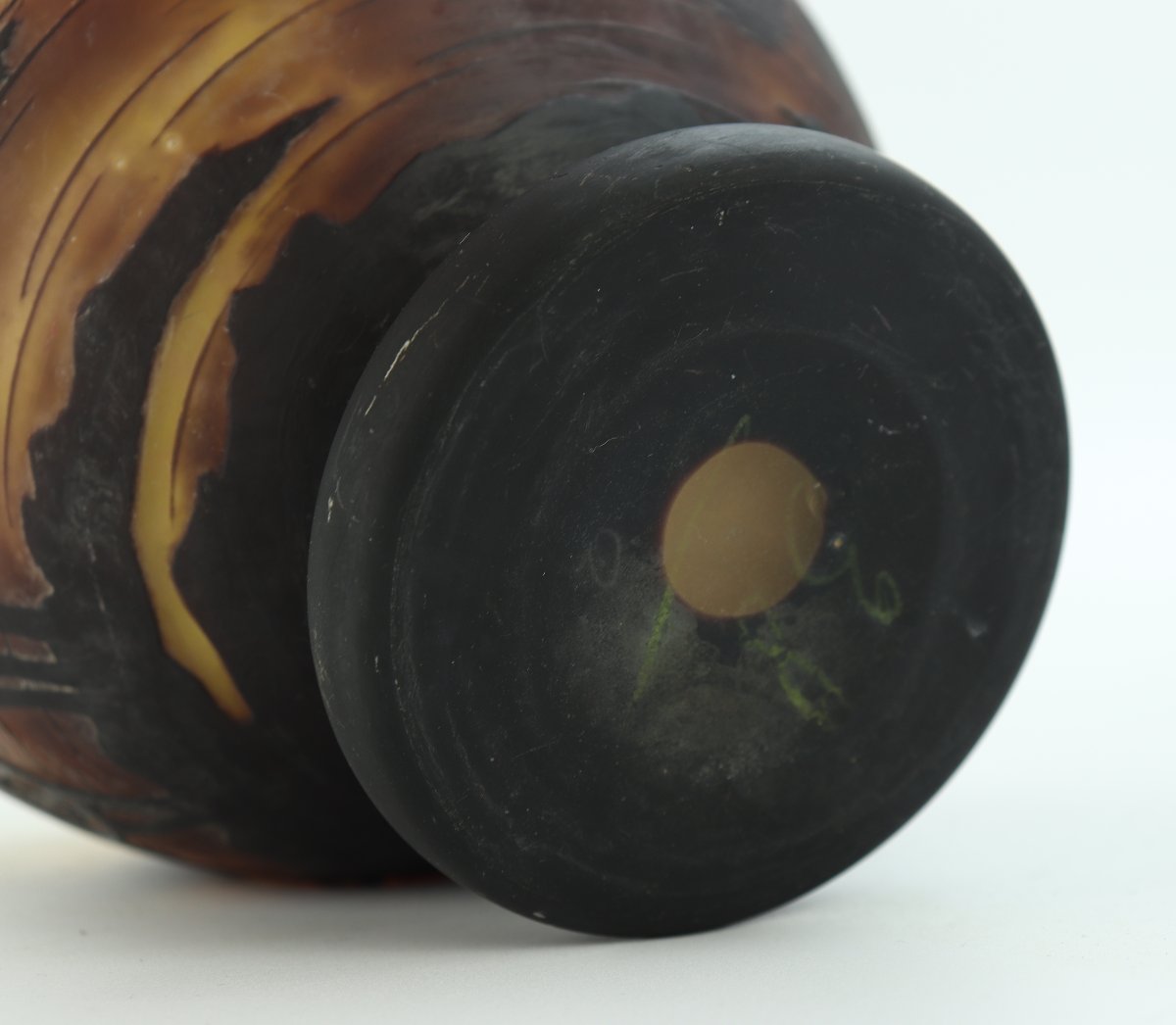 Daum Vase With Seaside Scene-photo-7