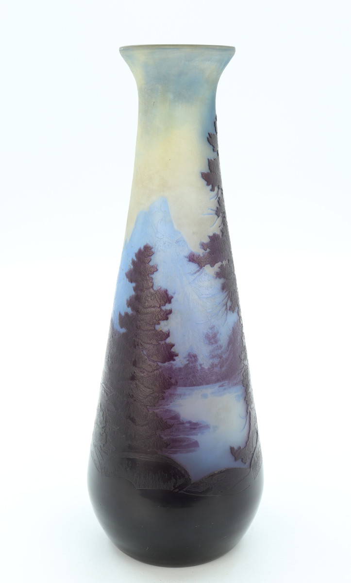 Gallé Vase With Vosges Landscape