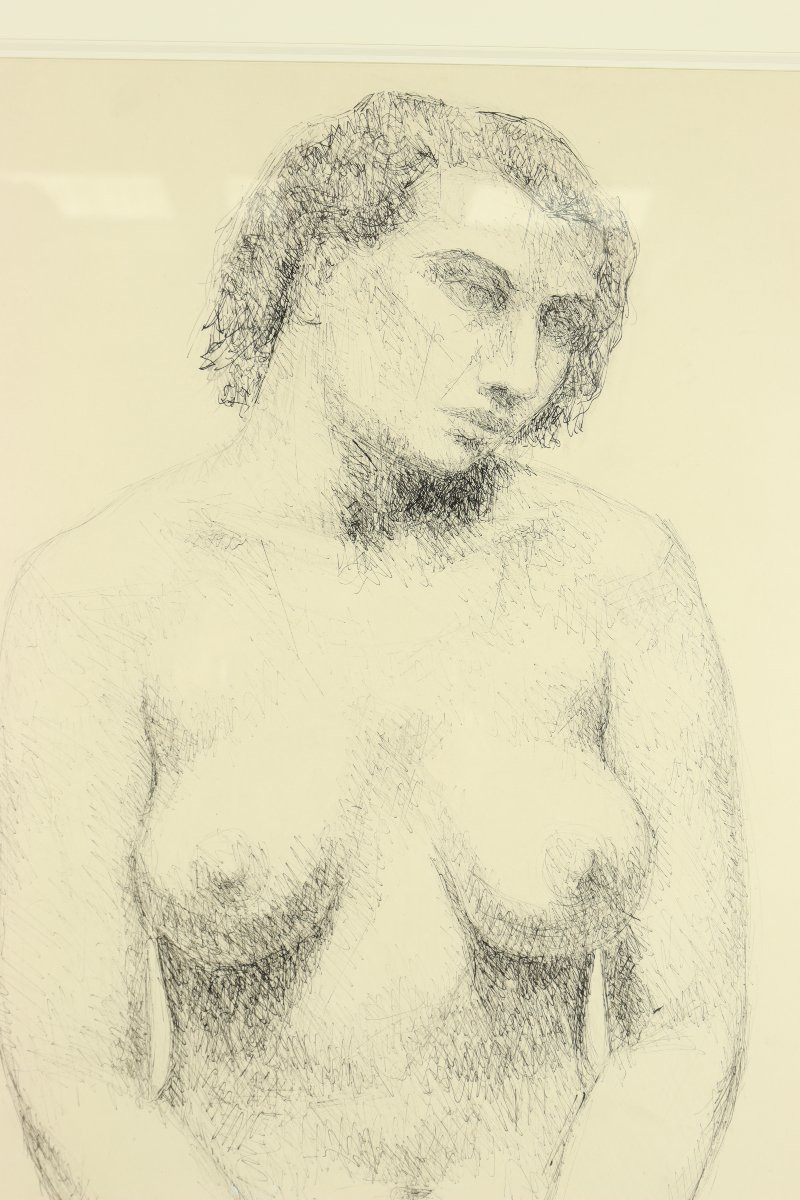 Nu agenouillé par Joseph Rivière-photo-3