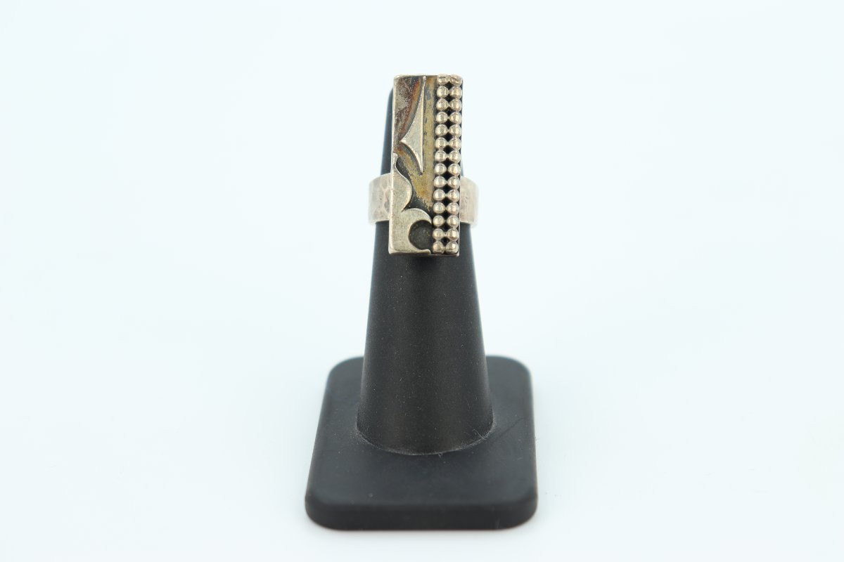 Bague moderniste par Jean Després-photo-3