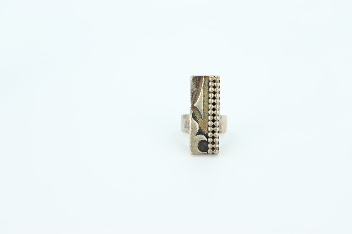 Bague moderniste par Jean Després-photo-2