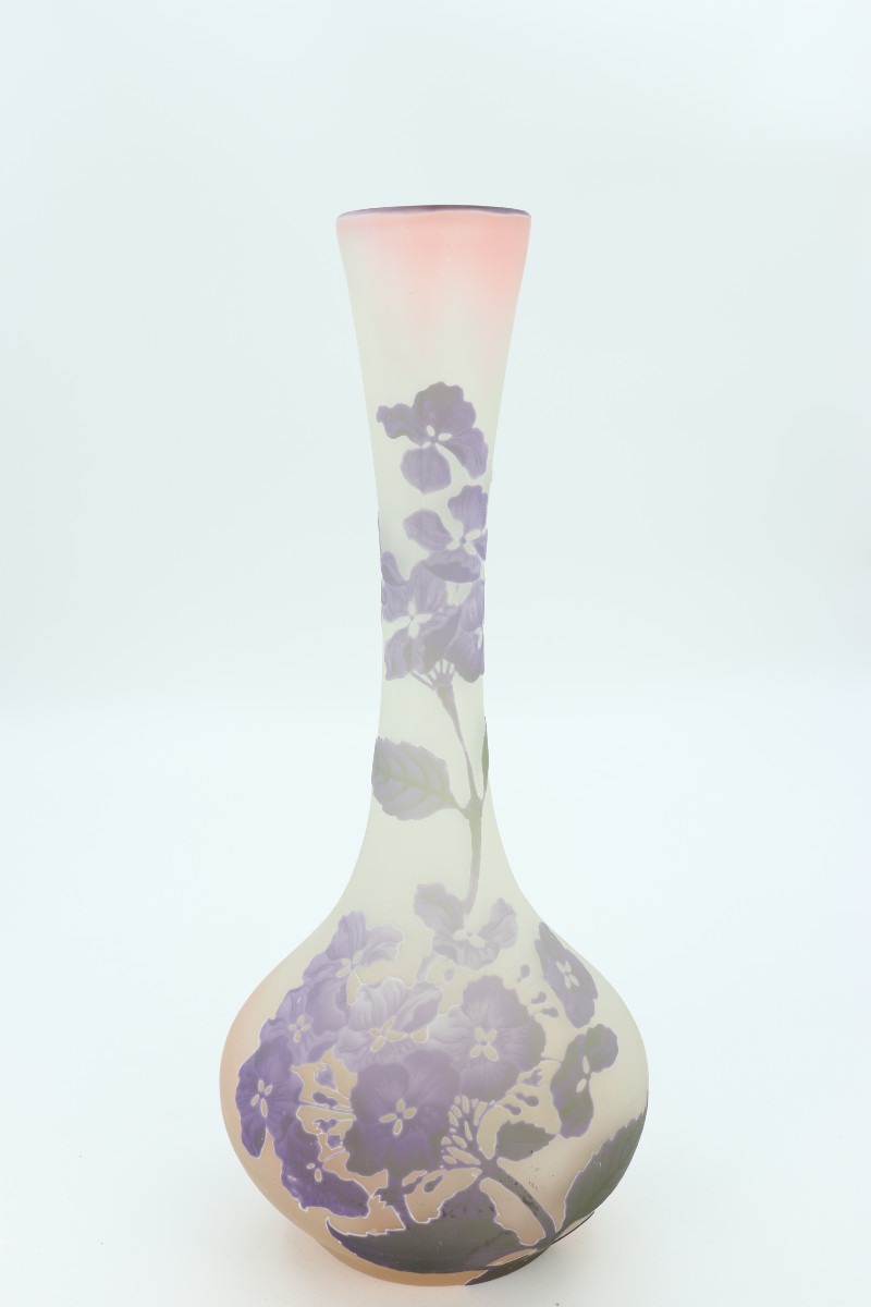 Gallé Hydrangea Vase