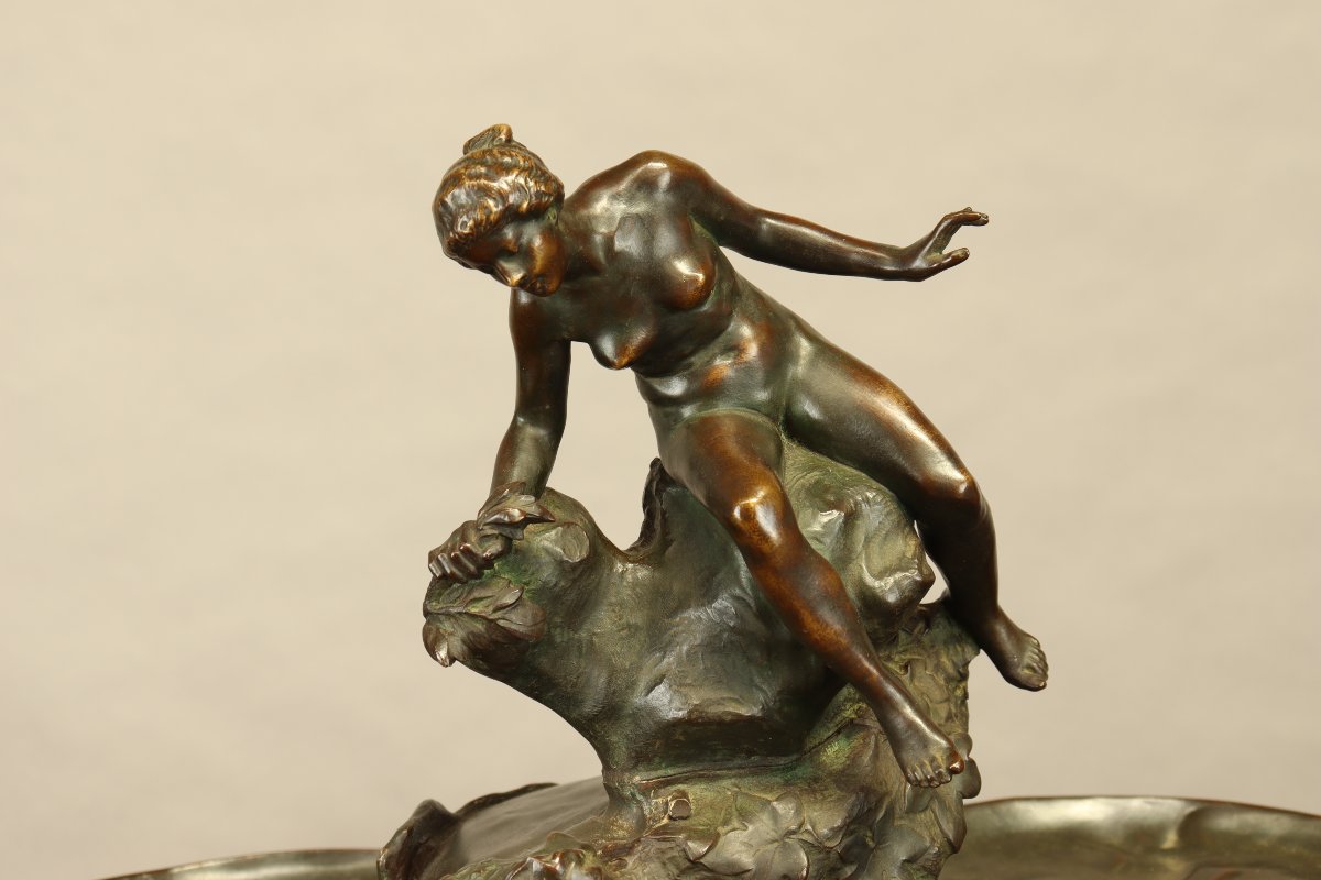Naiad Centerpiece By Auguste Ledru-photo-2
