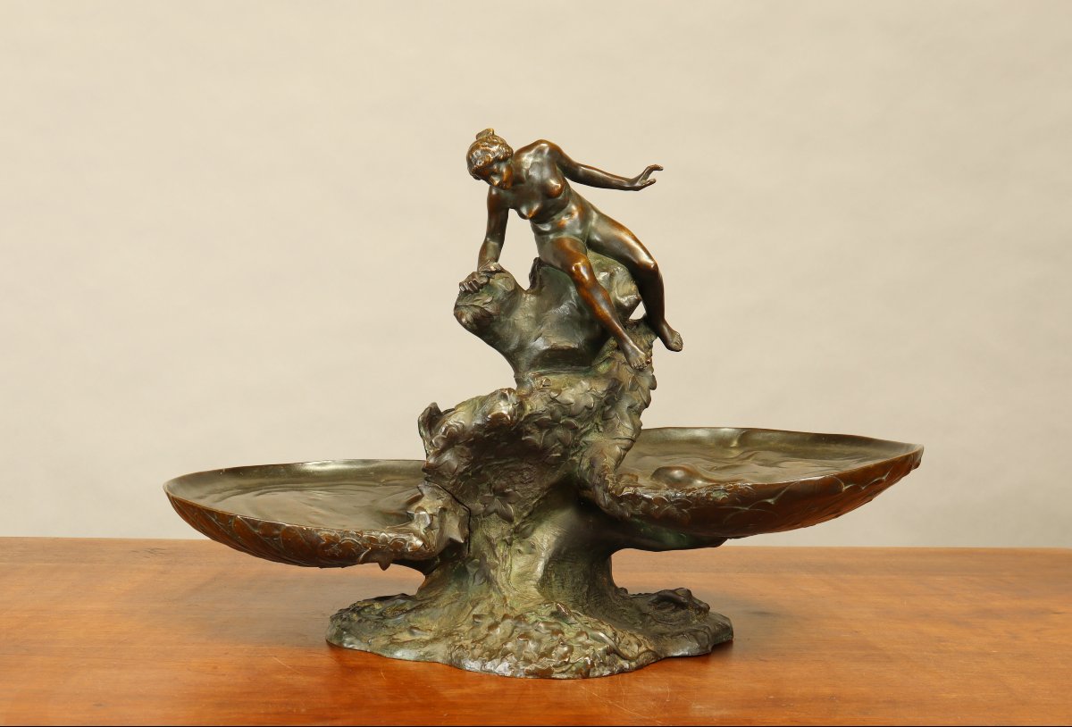 Naiad Centerpiece By Auguste Ledru