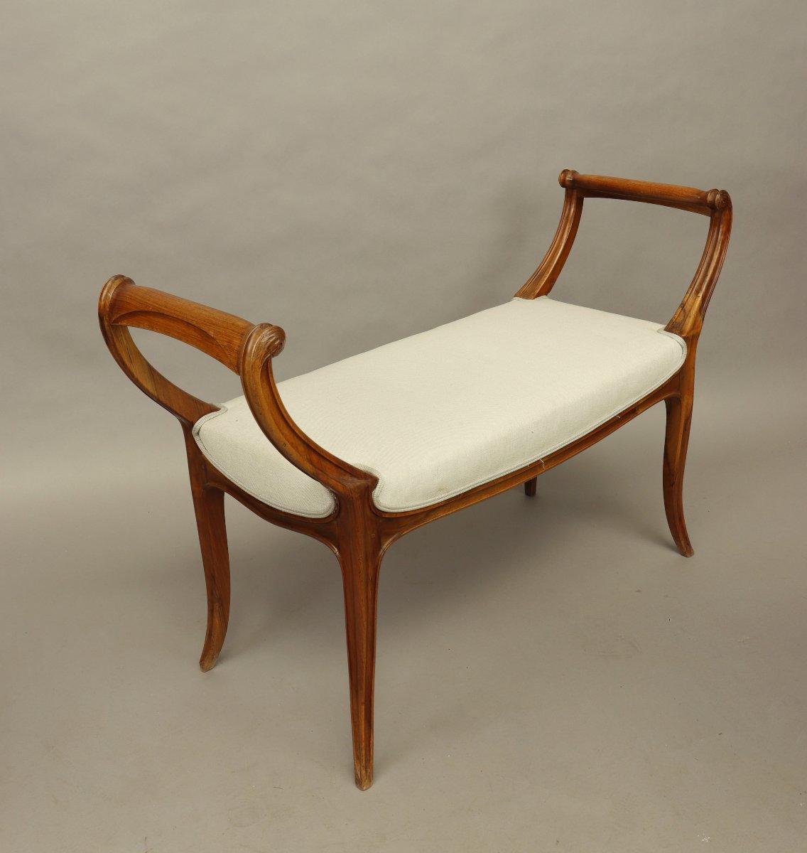 Art Nouveau Bench—stamped La Ruche-photo-2