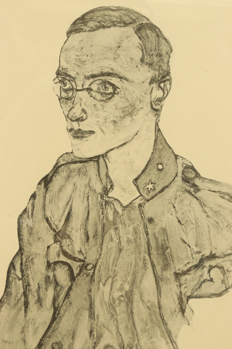 One Year Volunteer Private By Egon Schiele-photo-3