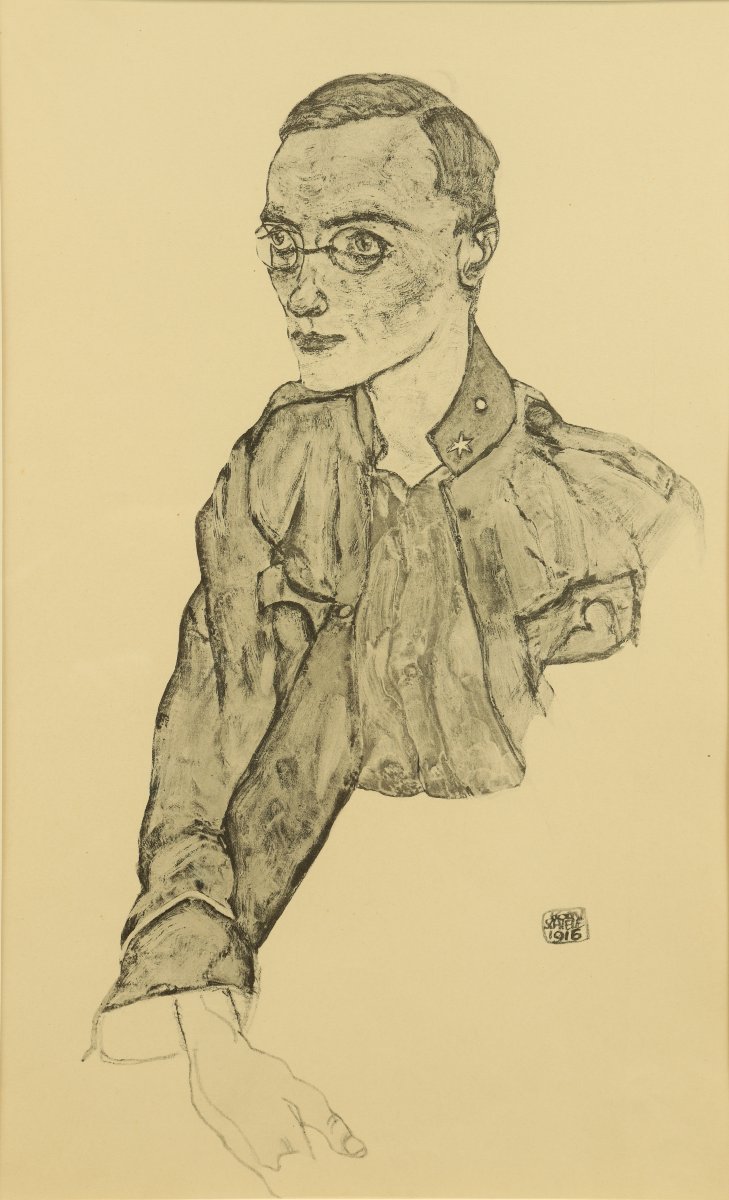 One Year Volunteer Private By Egon Schiele