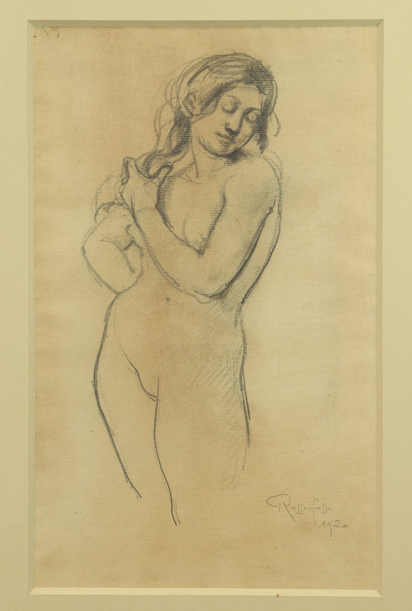 Nu aux yeux fermés par Armand Rassenfosse-photo-2