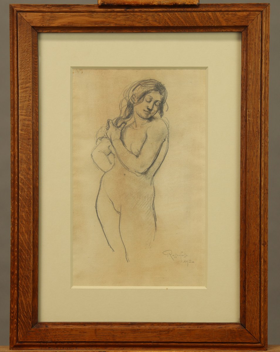 Nu aux yeux fermés par Armand Rassenfosse