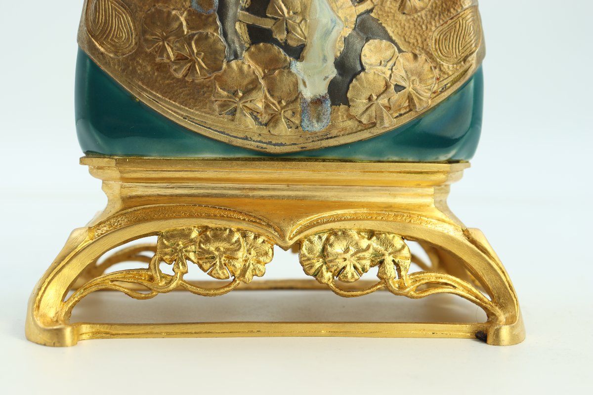 Vase By Alphonse Lamarre And Paul Louchet-photo-4