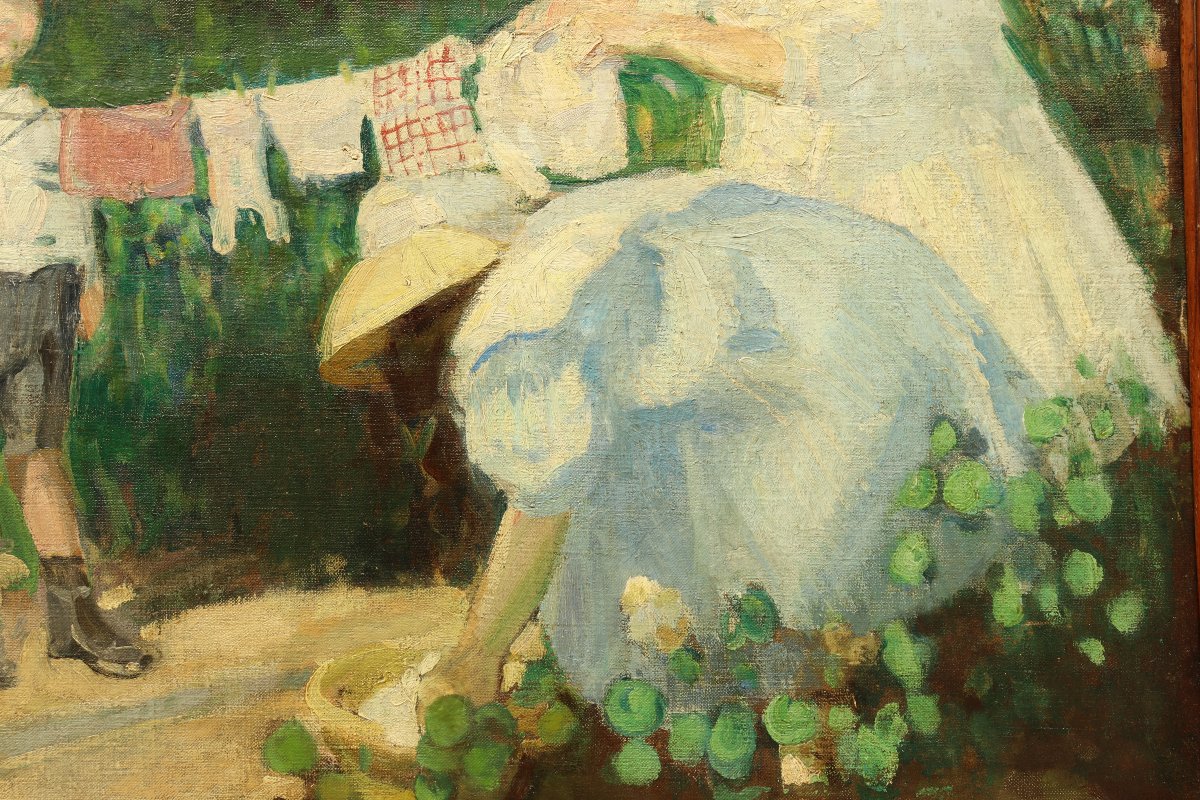 "the Chore Of Laundry" By Martha Stettler-photo-3
