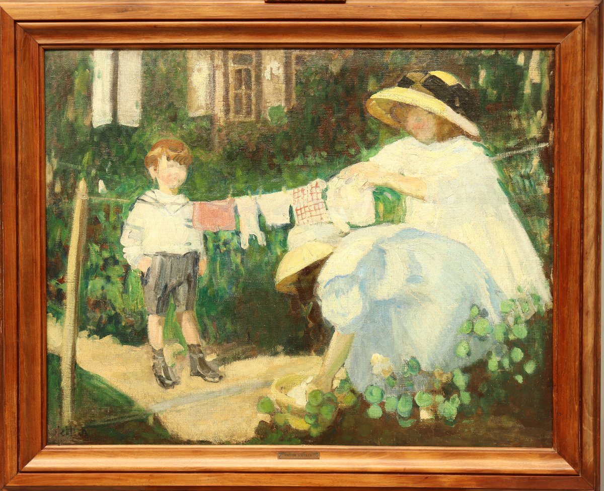 "the Chore Of Laundry" By Martha Stettler