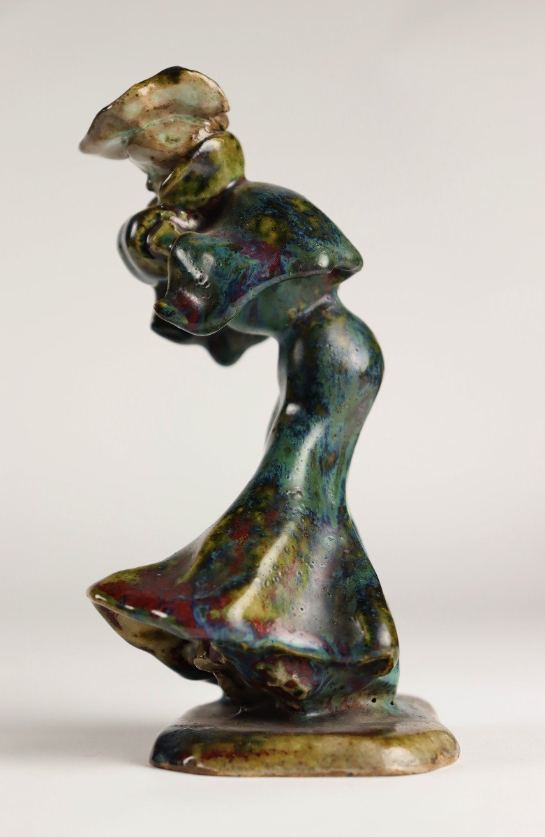 Femme Au Manchon, Par Pierre-adrien Dalpayrat-photo-5