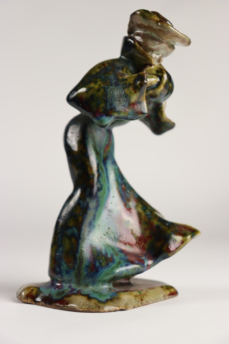 Femme Au Manchon, Par Pierre-adrien Dalpayrat