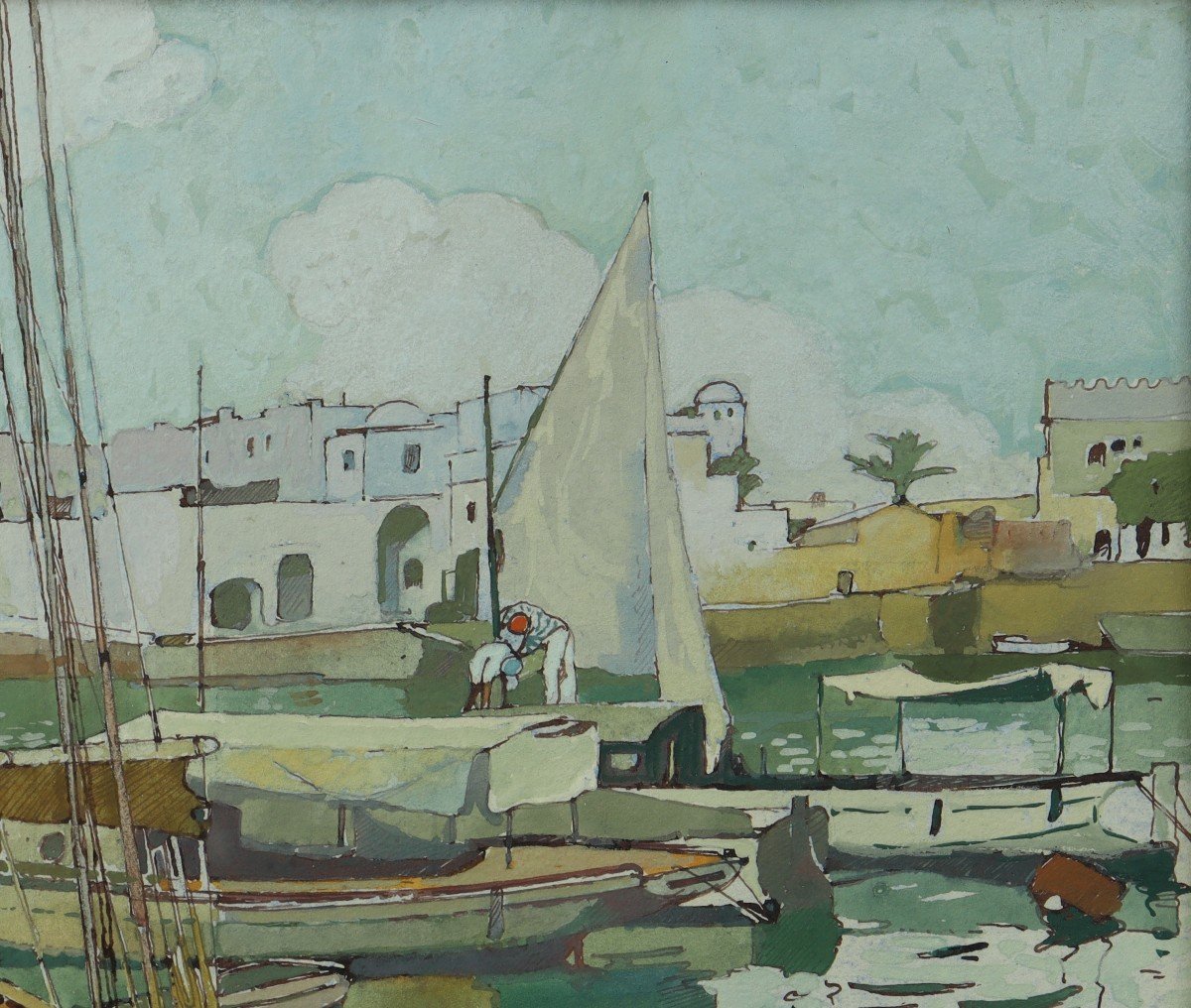 Le Port d'Alger, Par Léon Cauvy-photo-1