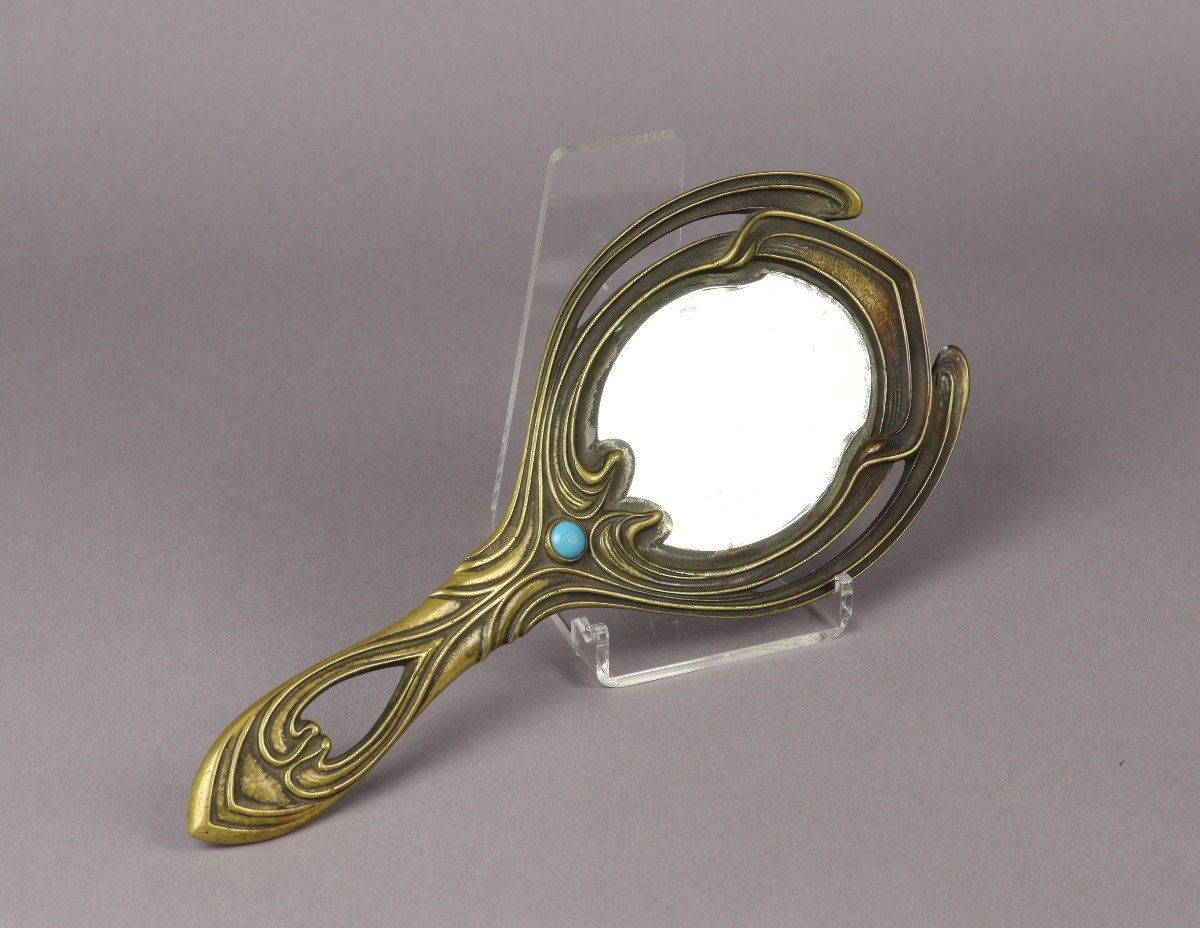 Hand Mirror, Attributed To Paul Follot