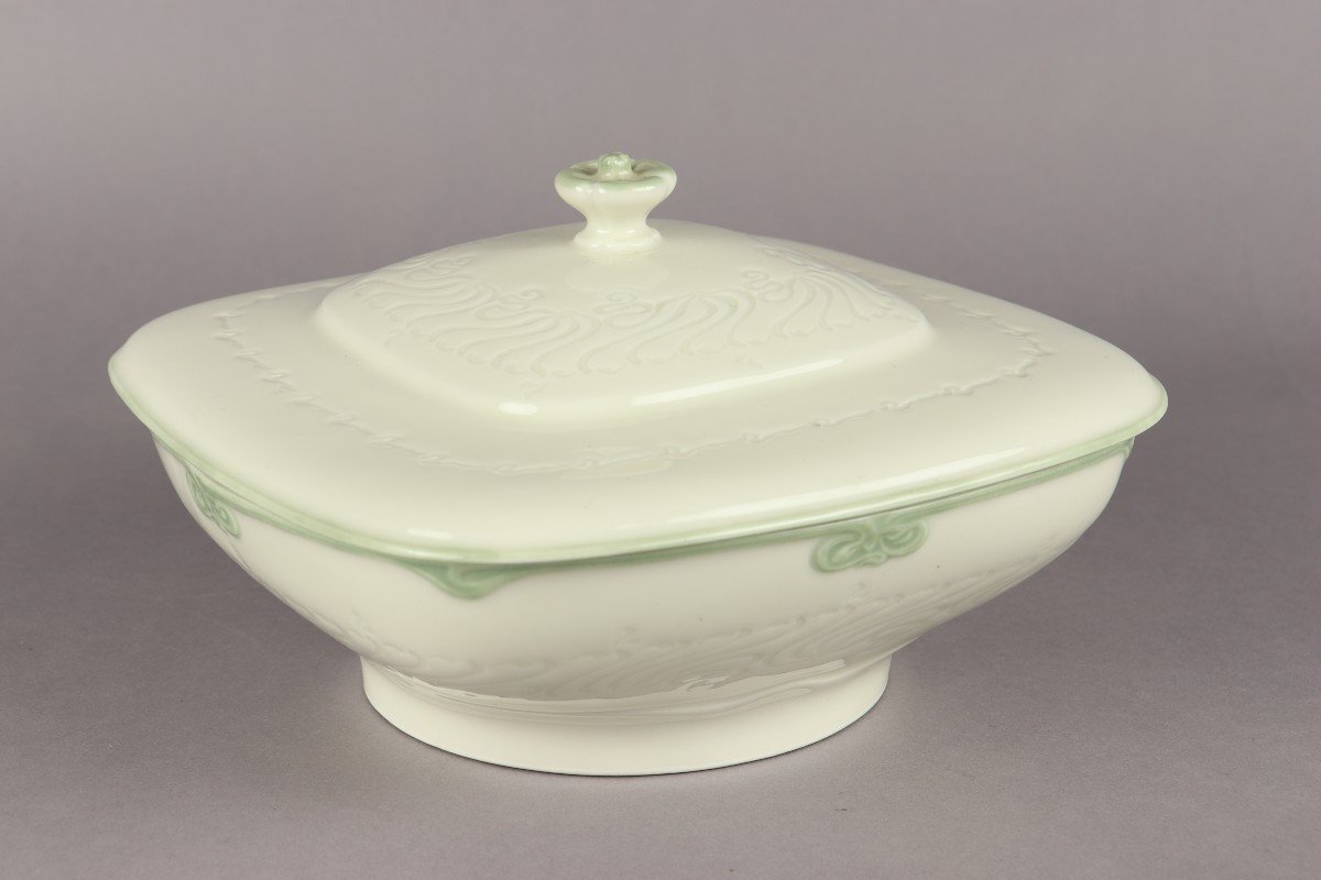 Soup Tureen By Edouard Colonna For l'Art Nouveau Bing.-photo-4