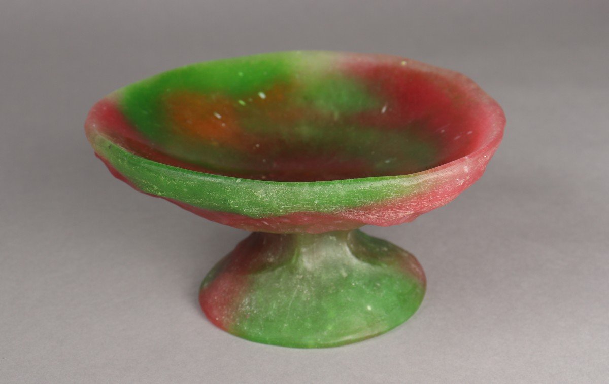Coupe En Pâte De Verre Par Georges Despret-photo-3