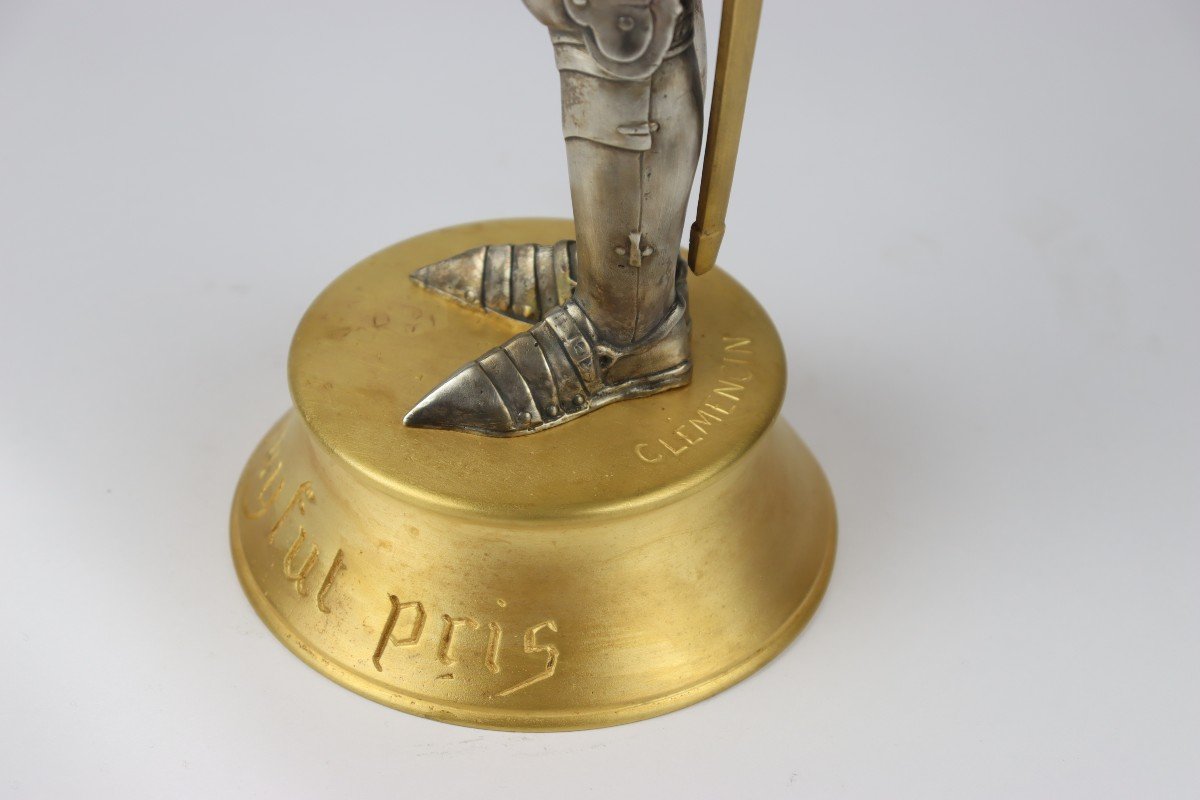 Celuy Quy Fut Pris, Sculpture En Bronze Par François André Clémencin-photo-3