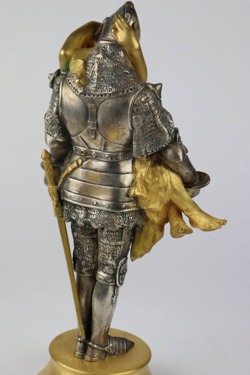 Celuy Quy Fut Pris, Sculpture En Bronze Par François André Clémencin-photo-6