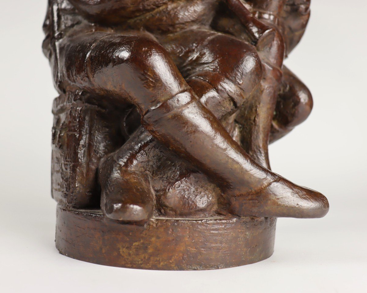 The Bagpipe Player By Jos De Decker-photo-4