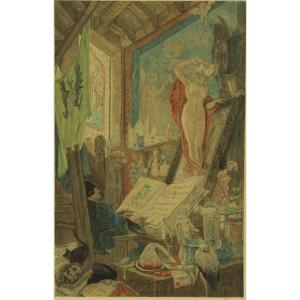 The Incantation By Félicien Rops