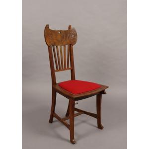Set Of Eight Chairs By Gustave Serrurier-bovy