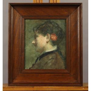 Portrait Of A Young Woman By David Oyens