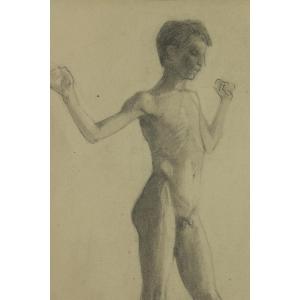 Nude Of A Boy By Armand Rassenfosse
