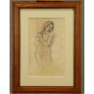 Nu aux yeux fermés par Armand Rassenfosse