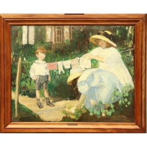 La corvée du linge par Martha Stettler
