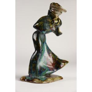 Femme Au Manchon, Par Pierre-adrien Dalpayrat