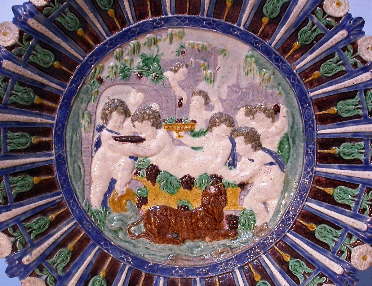 TERRE VERNISSEE DE LA SUITE DE PALISSY - LE-PRE-D'AUGE, VERS 1600-photo-3