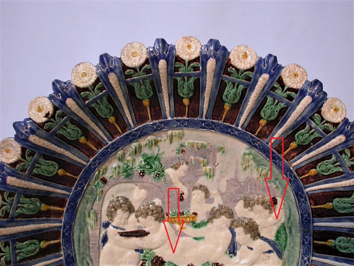 TERRE VERNISSEE DE LA SUITE DE PALISSY - LE-PRE-D'AUGE, VERS 1600-photo-4