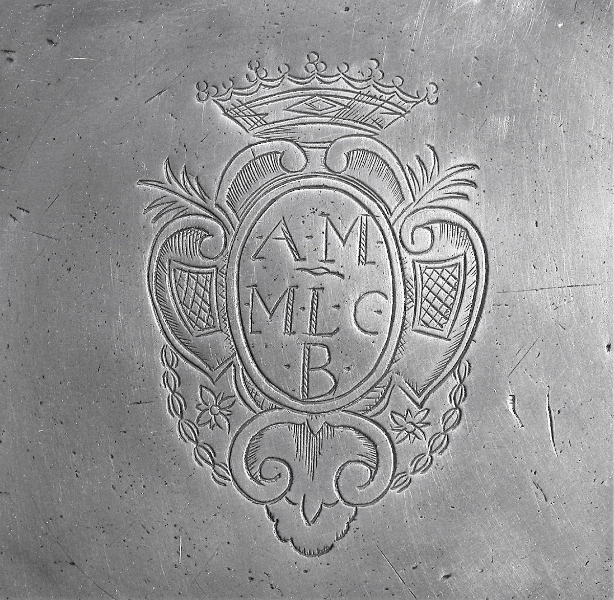 Very Large Pewter Dish (tin) - Calais, Circa 1700-photo-4