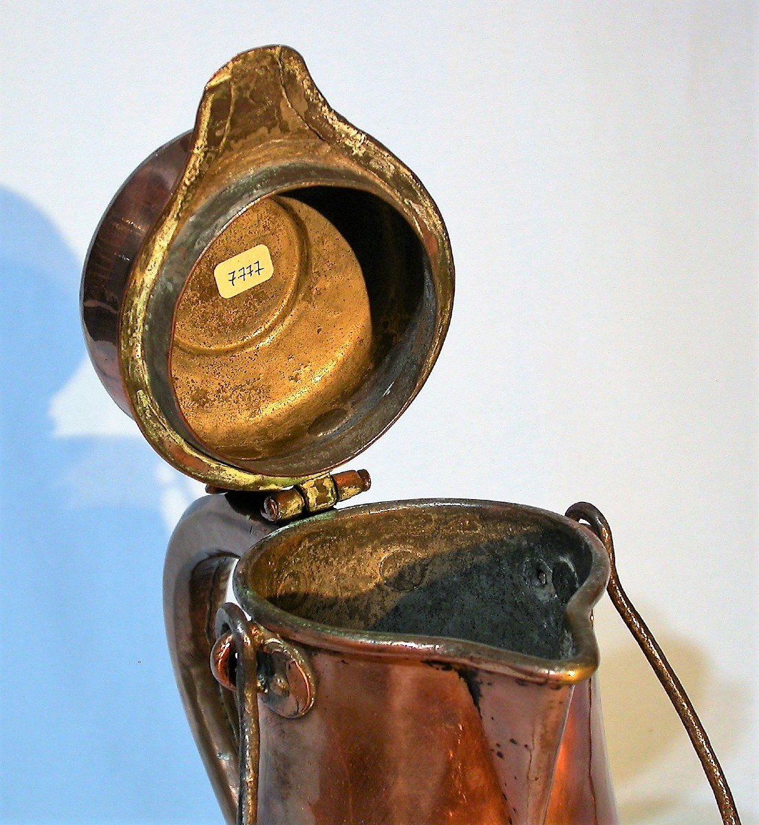 Large Coquemar In Copper, 18th Century-photo-3