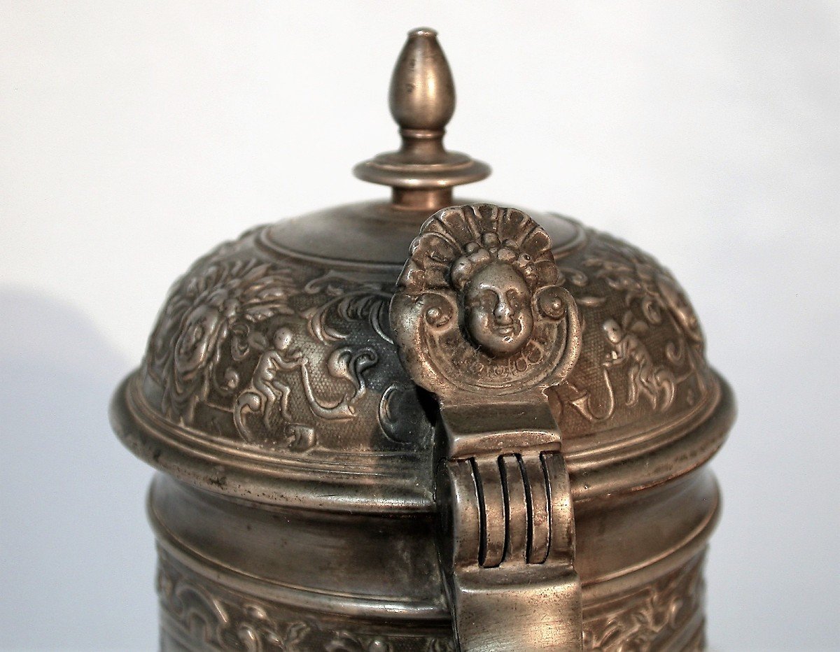Pewter Mug (pewter) After Francois Briot-photo-1
