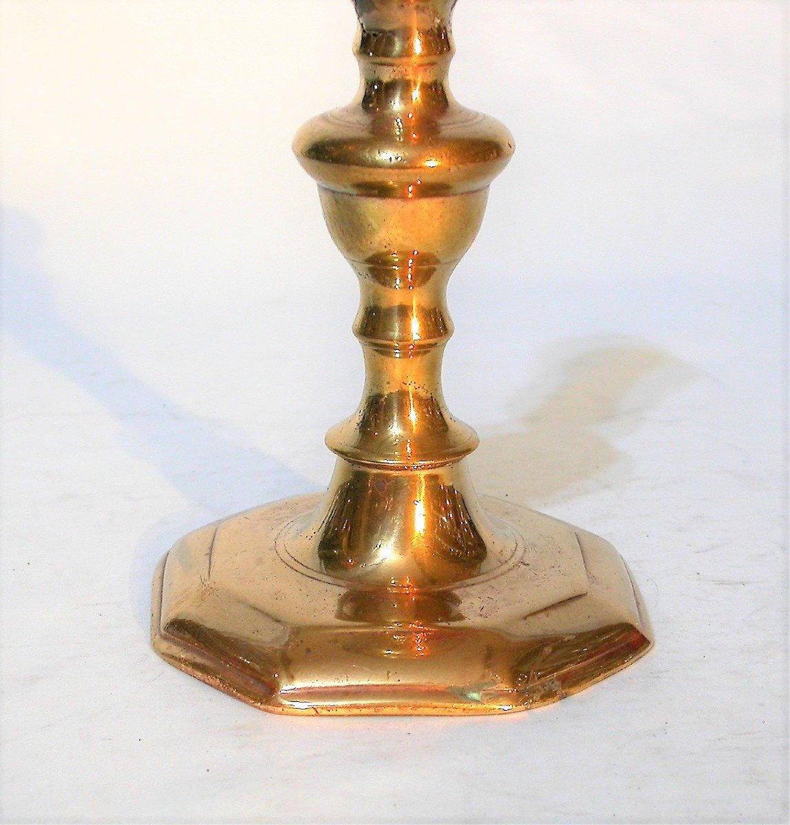 Brass Torch - France Or England, Circa 1700-photo-3