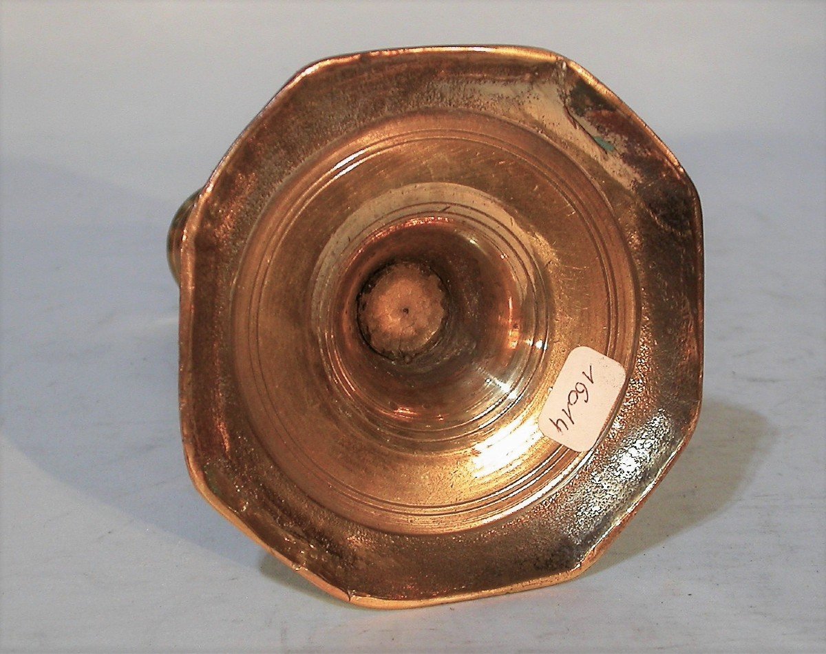 Brass Torch - France Or England, Circa 1700-photo-4