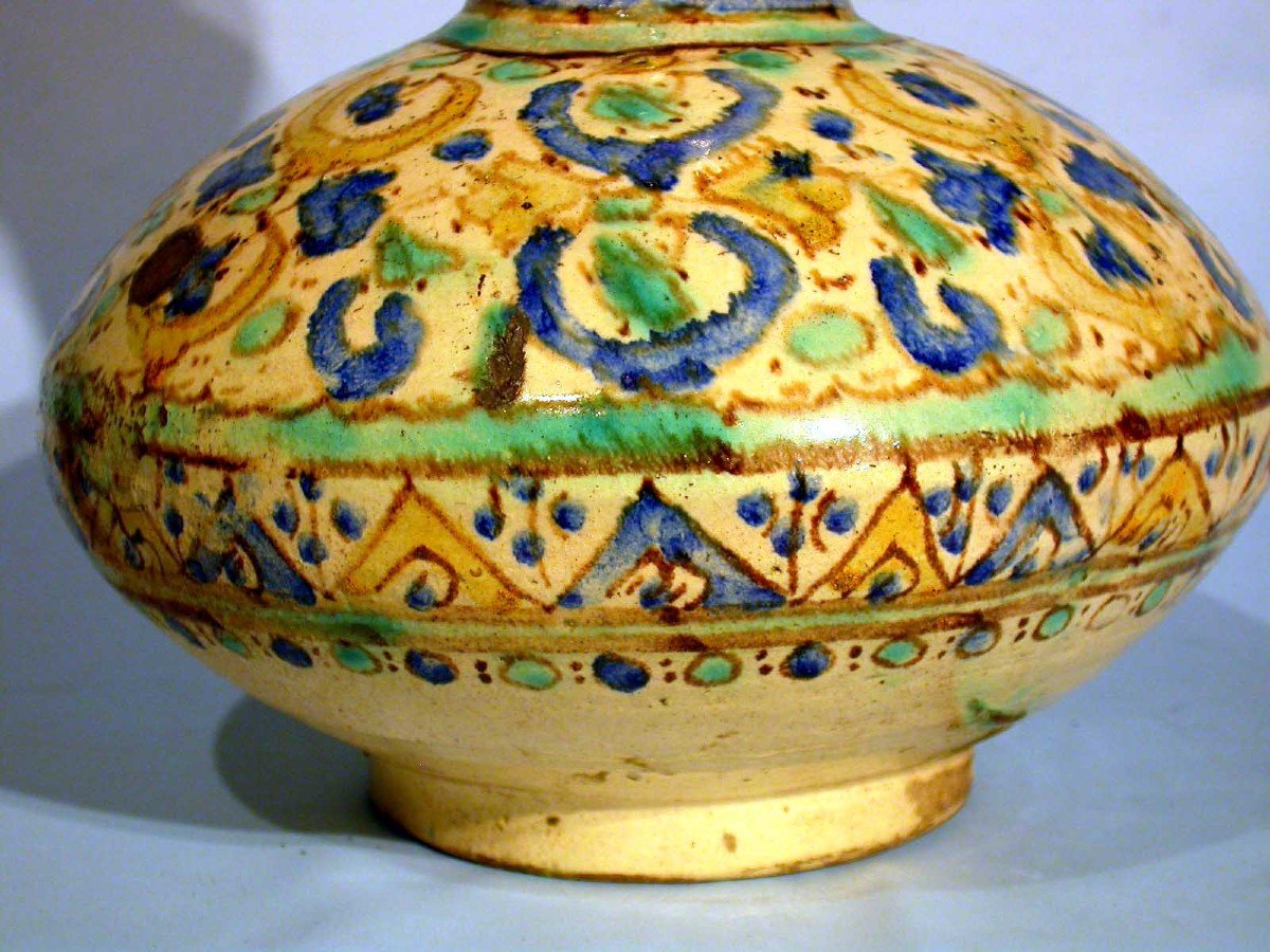 Earthenware Bottle - Marocco Or Tunisia, End Of The 19th Century-photo-2