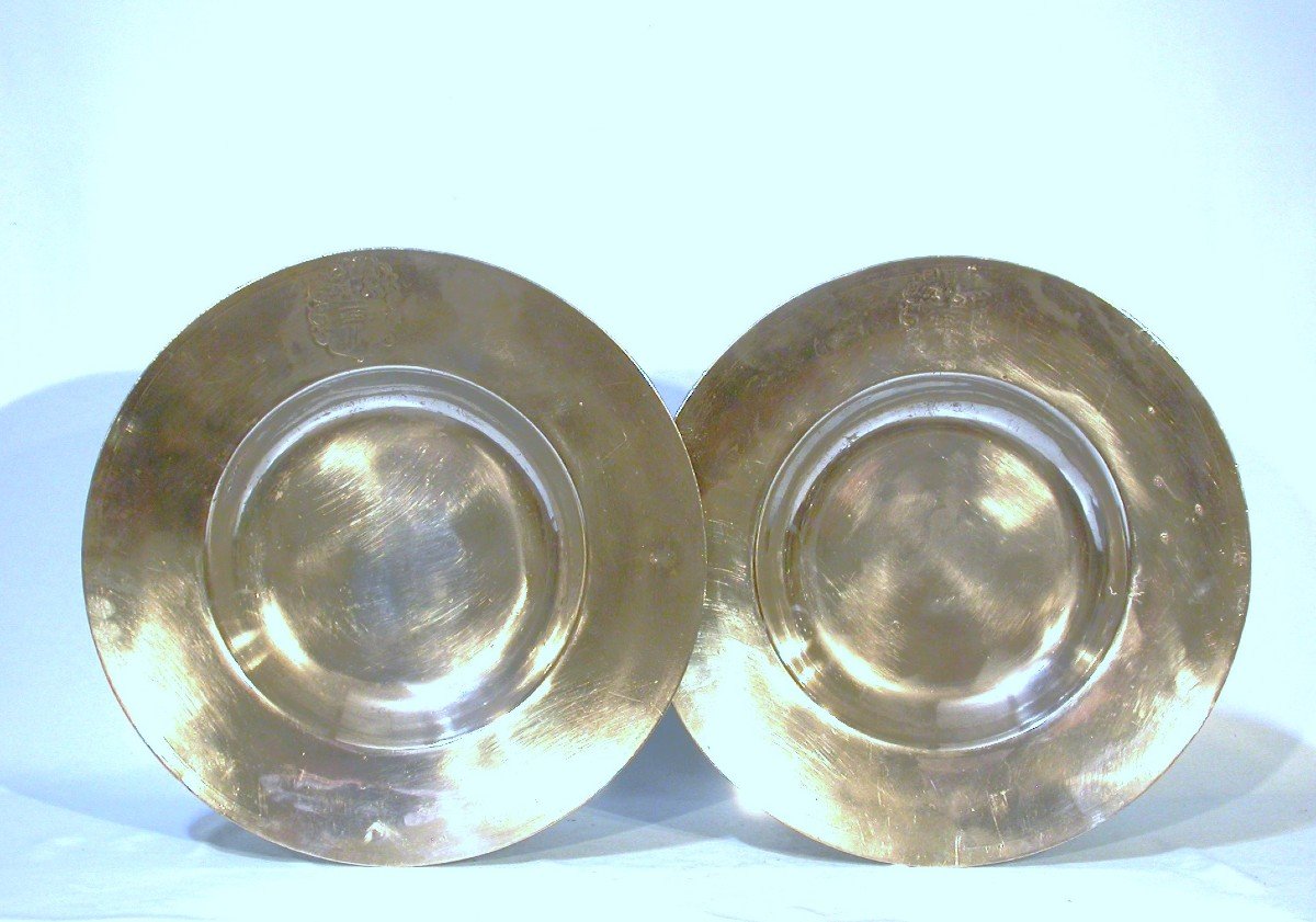 Pewter Dishes  - Bordeaux Or Toulouse, 17th Century