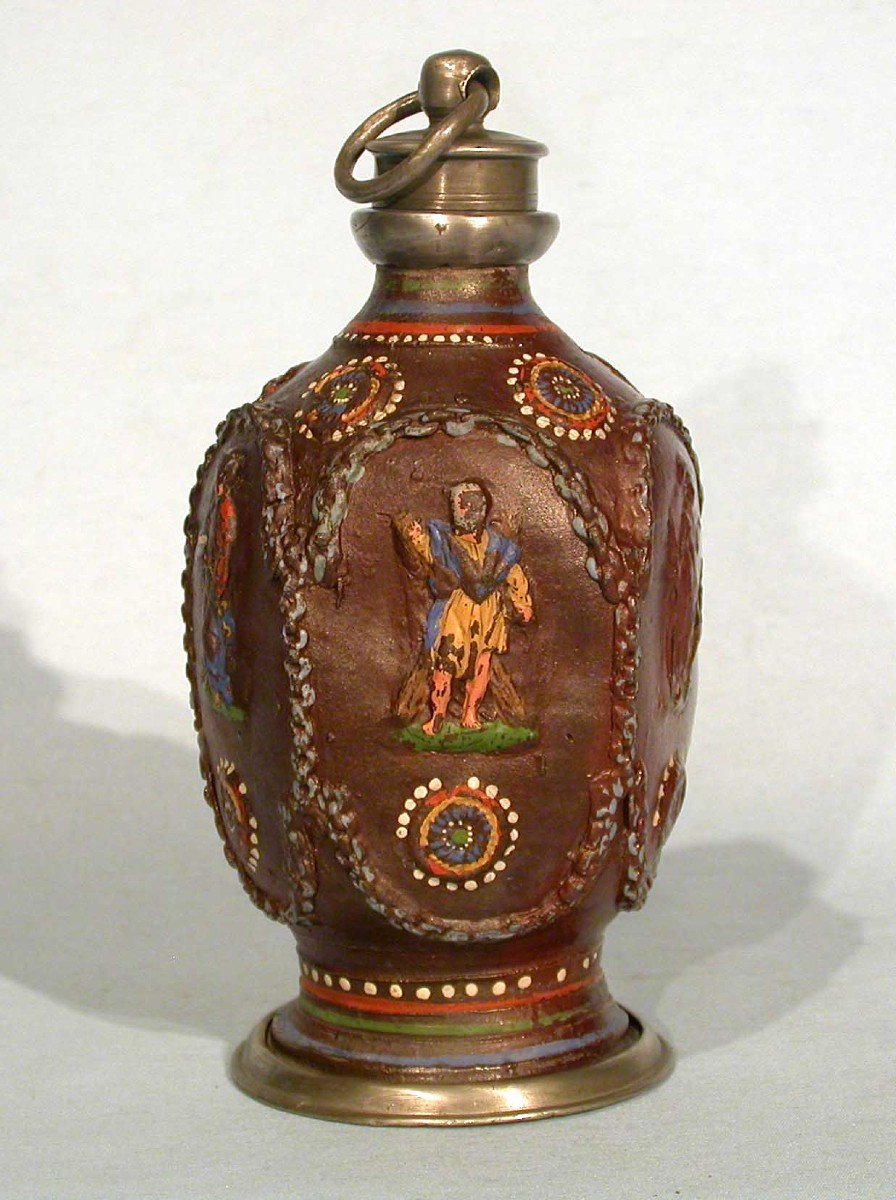 Stoneware Bottle - Creussen (germany) - 17th Century