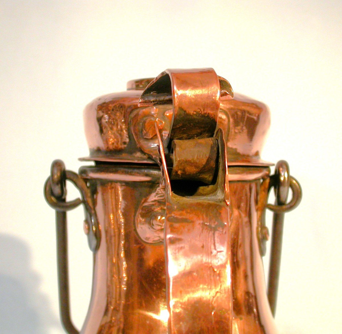 Copper Coquemar - France, 18th Century-photo-6