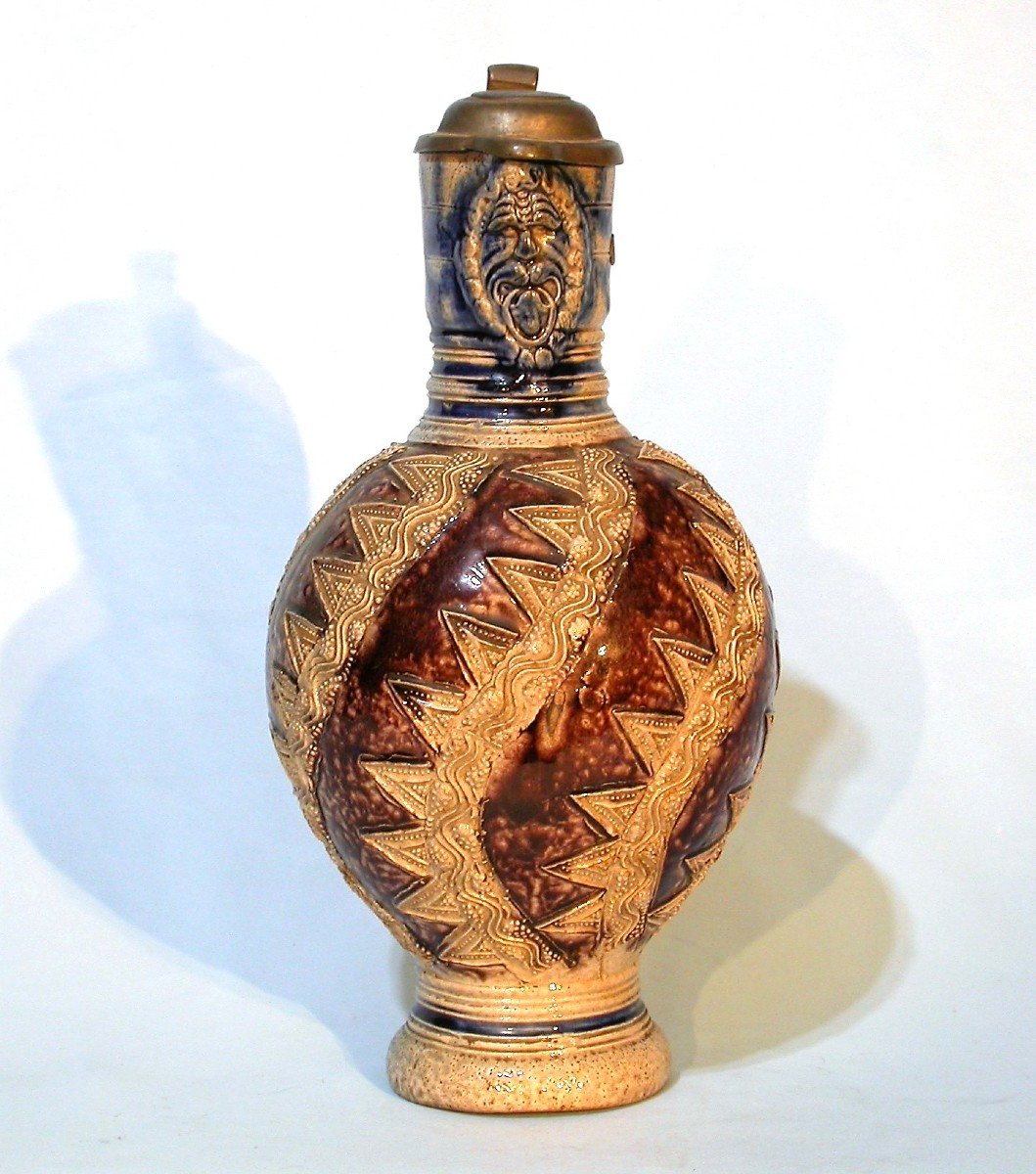 Stoneware Pitcher  - Westerwald (?), 18th Century-photo-1