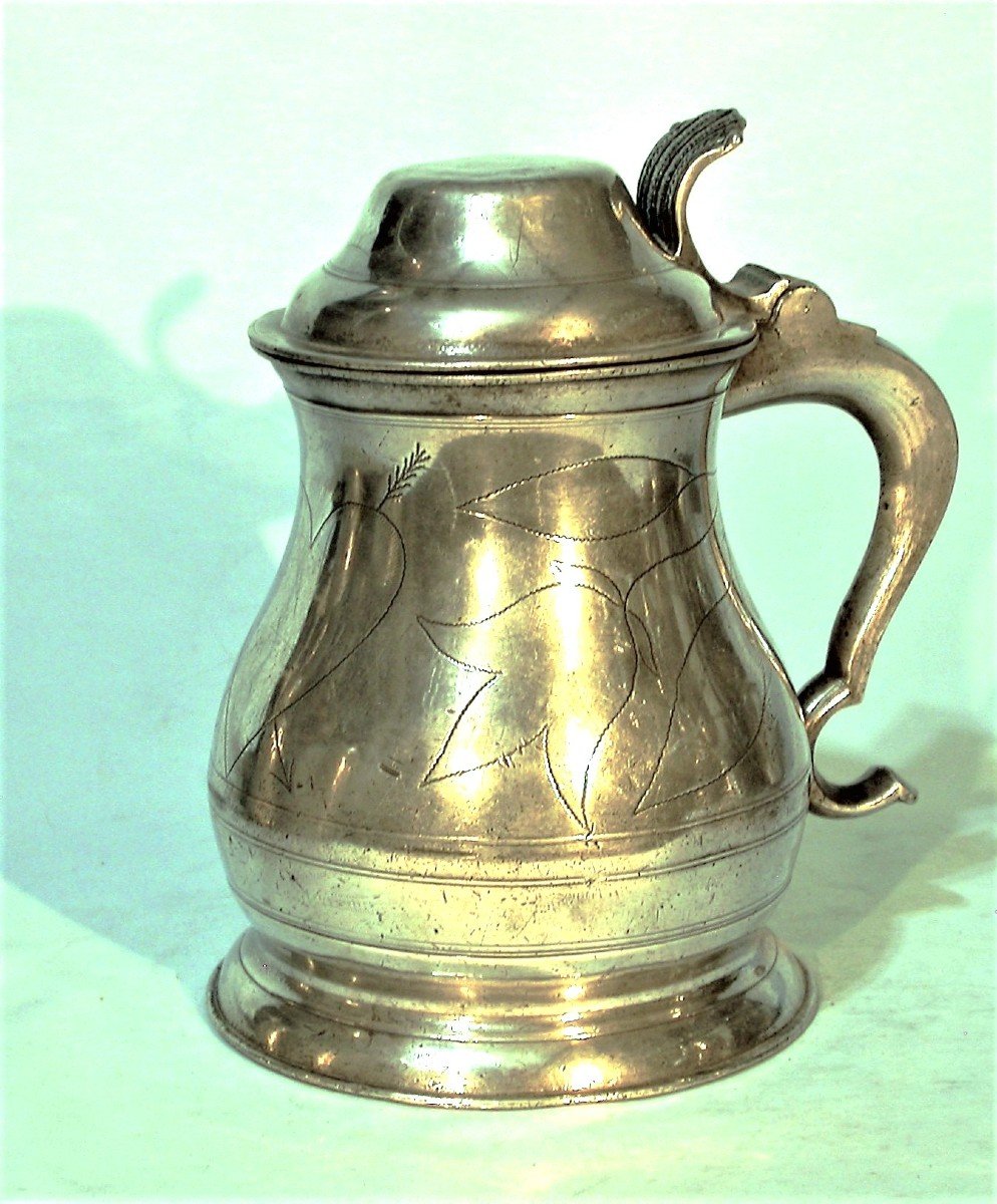 Pewter Mug  - Sweden, 18th Century-photo-5