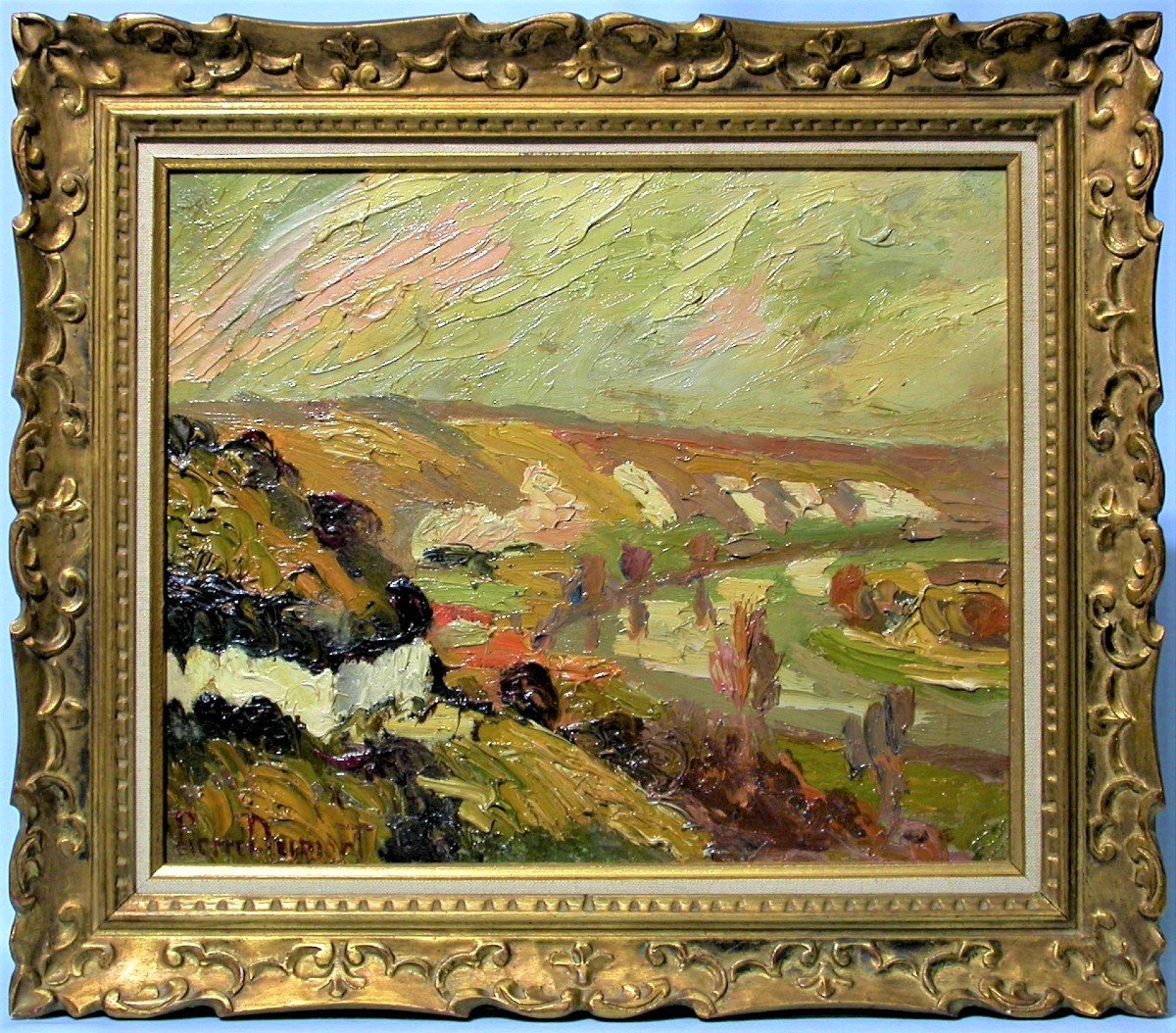 Oil On Canevas By Pierre Dumont-photo-3