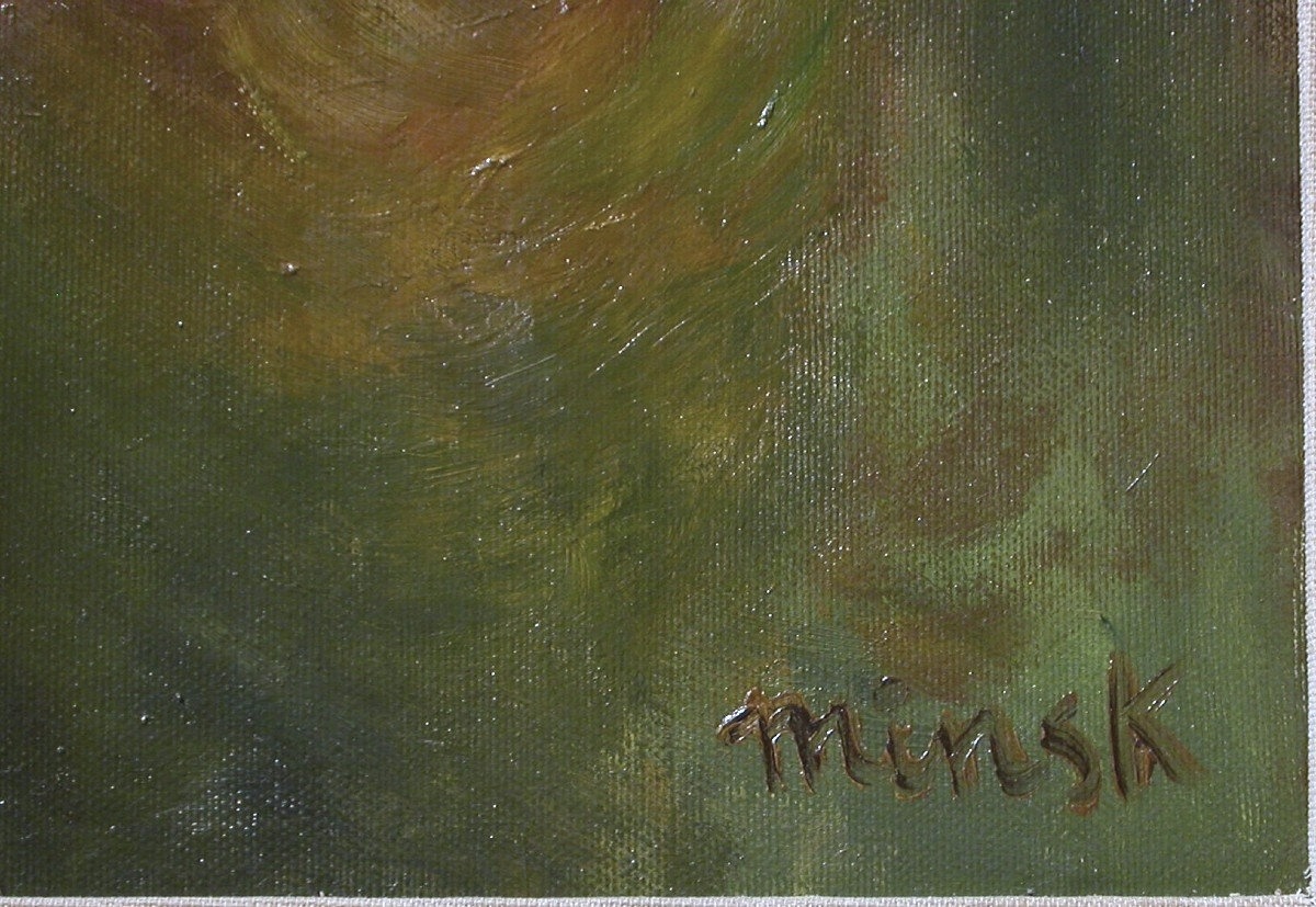 Minsk - Oil On Canevas-photo-4