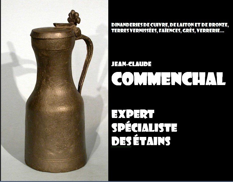 COFFRET AUX SAINTES HUILES EN ETAIN (étain) - PARIS, XVIII ème s-photo-6